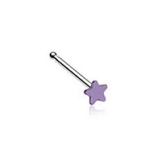 Vibrant Enamel Star Nose Stud Ring