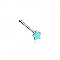Vibrant Enamel Star Nose Stud Ring