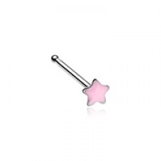 Illuminating Glow in the Dark Star Nose Stud Ring