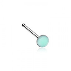 Illuminating Glow in the Dark Circle Nose Stud Ring