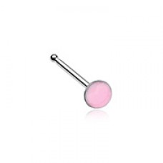 Illuminating Glow in the Dark Circle Nose Stud Ring