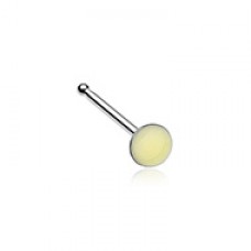 Illuminating Glow in the Dark Circle Nose Stud Ring