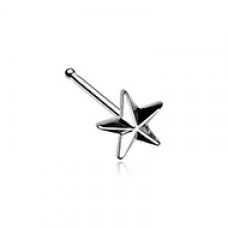 Nautical Star Icon Nose Stud Ring
