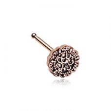 Rose Gold Mandela Filigree Icon Nose Stud Ring