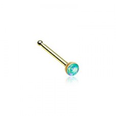 Golden Opal Sparkle Nose Stud Ring