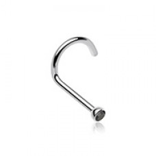 Press Fit Gem Top Steel Nose Screw Ring