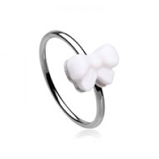 Sweet Kawaii Coquette Bow Bendable Nose Hoop