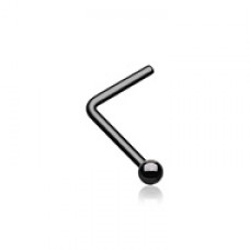 Colorline Ball Top L-Shaped Nose Ring