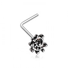 Ambro Swirl Filigree Icon L-Shaped Nose Ring