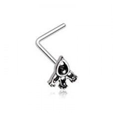 Victoria Trident Icon L-Shaped Nose Ring