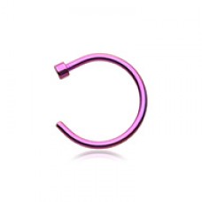 Colorline Basic Steel Nose Hook Disk End Hoop Ring