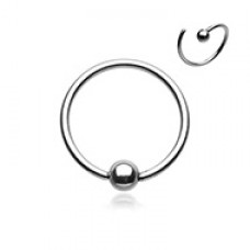 CBR Style Bendable Steel Nose Hoop