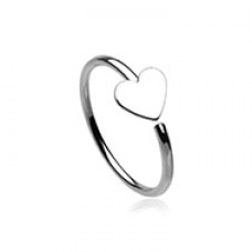 Classic Heart Bendable Nose Hoop
