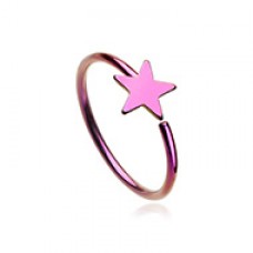 Colorline Star Bendable Nose Hoop