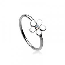 Grand Plumeria Bendable Nose Hoop