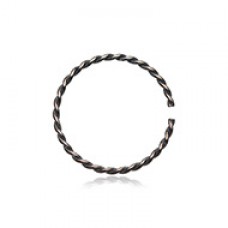 Colored Twist Rope Steel Bendable Nose Hoop