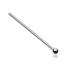 Basic Ball Top Steel Fishtail Nose Stud Ring