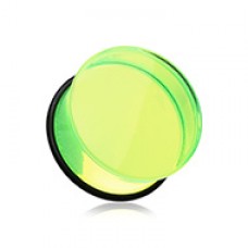 Basic Acrylic Single Flared Ear Gauge Plug