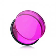 Basic Acrylic Single Flared Ear Gauge Plug
