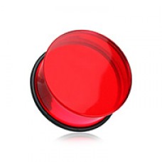 Basic Acrylic Single Flared Ear Gauge Plug