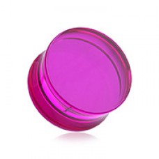 Basic Acrylic Double Flared Ear Gauge Plug