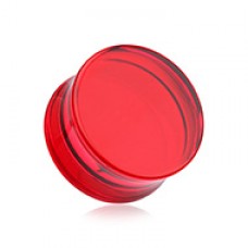 Basic Acrylic Double Flared Ear Gauge Plug