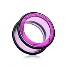 Basic Acrylic No Flare Ear Gauge Tunnel Plug
