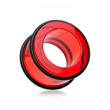 Basic Acrylic No Flare Ear Gauge Tunnel Plug