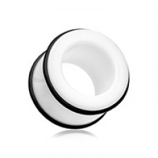 Basic Acrylic No Flare Ear Gauge Tunnel Plug