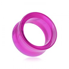 Basic Acrylic Double Flared Ear Gauge Tunnel Plug