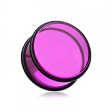 Basic Acrylic No Flare Ear Gauge Plug