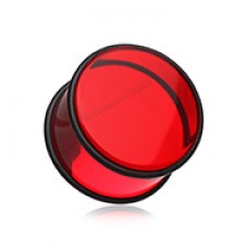 Basic Acrylic No Flare Ear Gauge Plug