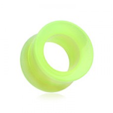 Glow in the Dark Basic Acrylic Double Flared Ear Gauge Tunnel Plug