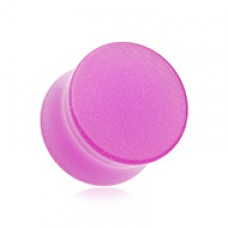 Glow in the Dark Basic Acrylic Double Flared Ear Gauge Plug