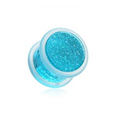 Glitter Shimmer Acrylic Ear Gauge Plug
