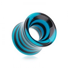 Beetle Maze Swirl Acrylic Ear Gauge Tunnel Plug
