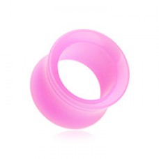 Neon Colored UV Acrylic Double Flared Ear Gauge Tunnel Plug