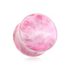 Lava Infused Double Flared Ear Gauge Plug