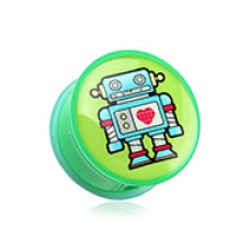 Rescue Robot Single Flared Ear Gauge Plug