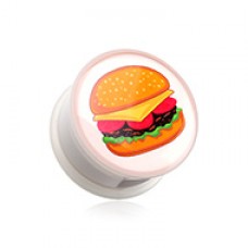 Phat Burger Single Flared Ear Gauge Plug