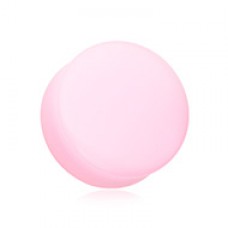 Baby Pink Synthetic Stone Double Flared Ear Gauge Plug