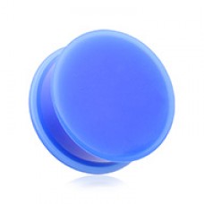 Solid Silicone Ear Skin Double Flared Plug
