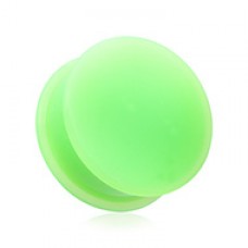 Solid Silicone Ear Skin Double Flared Plug