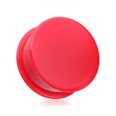 Solid Silicone Ear Skin Double Flared Plug