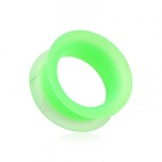 Ultra Thin Flexible Silicone Ear Skin Double Flared Tunnel Plug
