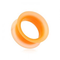 Ultra Thin Flexible Silicone Ear Skin Double Flared Tunnel Plug