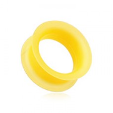 Ultra Thin Flexible Silicone Ear Skin Double Flared Tunnel Plug
