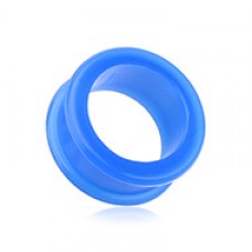 Flexible Silicone Double Flared Ear Gauge Tunnel Plug