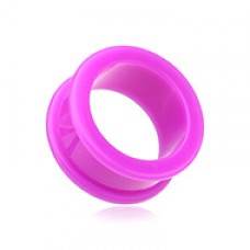 Flexible Silicone Double Flared Ear Gauge Tunnel Plug