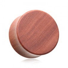 Sawo Wood Double Flared Ear Gauge Plug